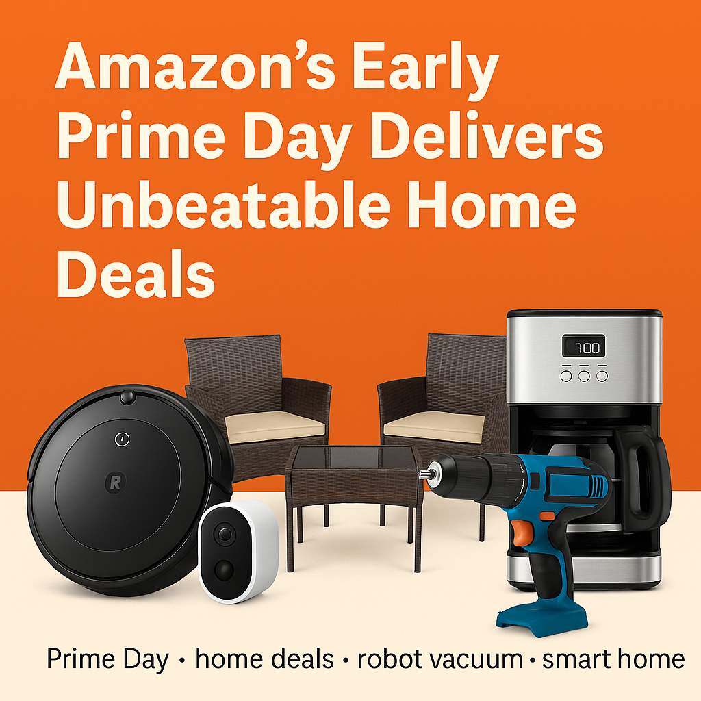 Amazon’s Early Prime Day Delivers Unbeatable Home Deals